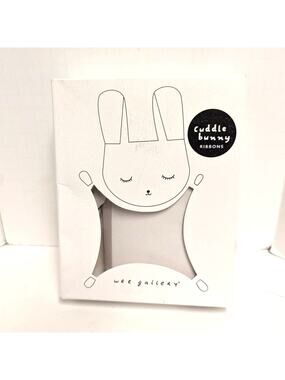 Wee Gallery Cuddle Bunny Baby Toddler Toy Organic NWT